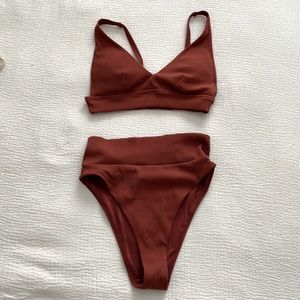 Aerie High Waisted High Cut Bikini
